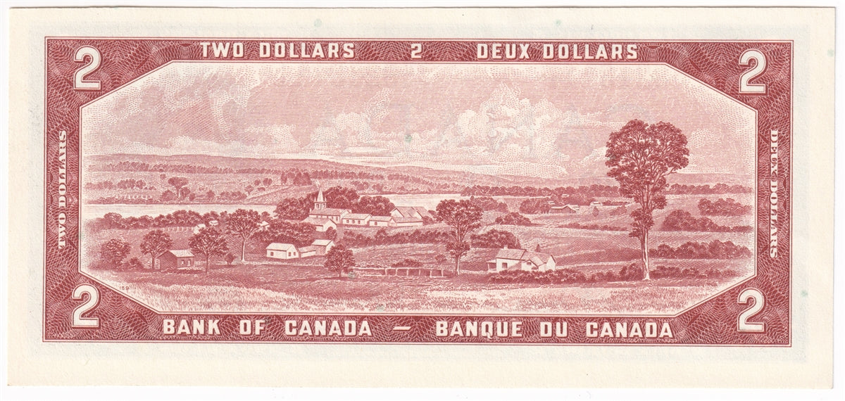 BC-38c 1954 Canada $2 Bouey-Rasminsky, D/G, Uncirculated (MS60)