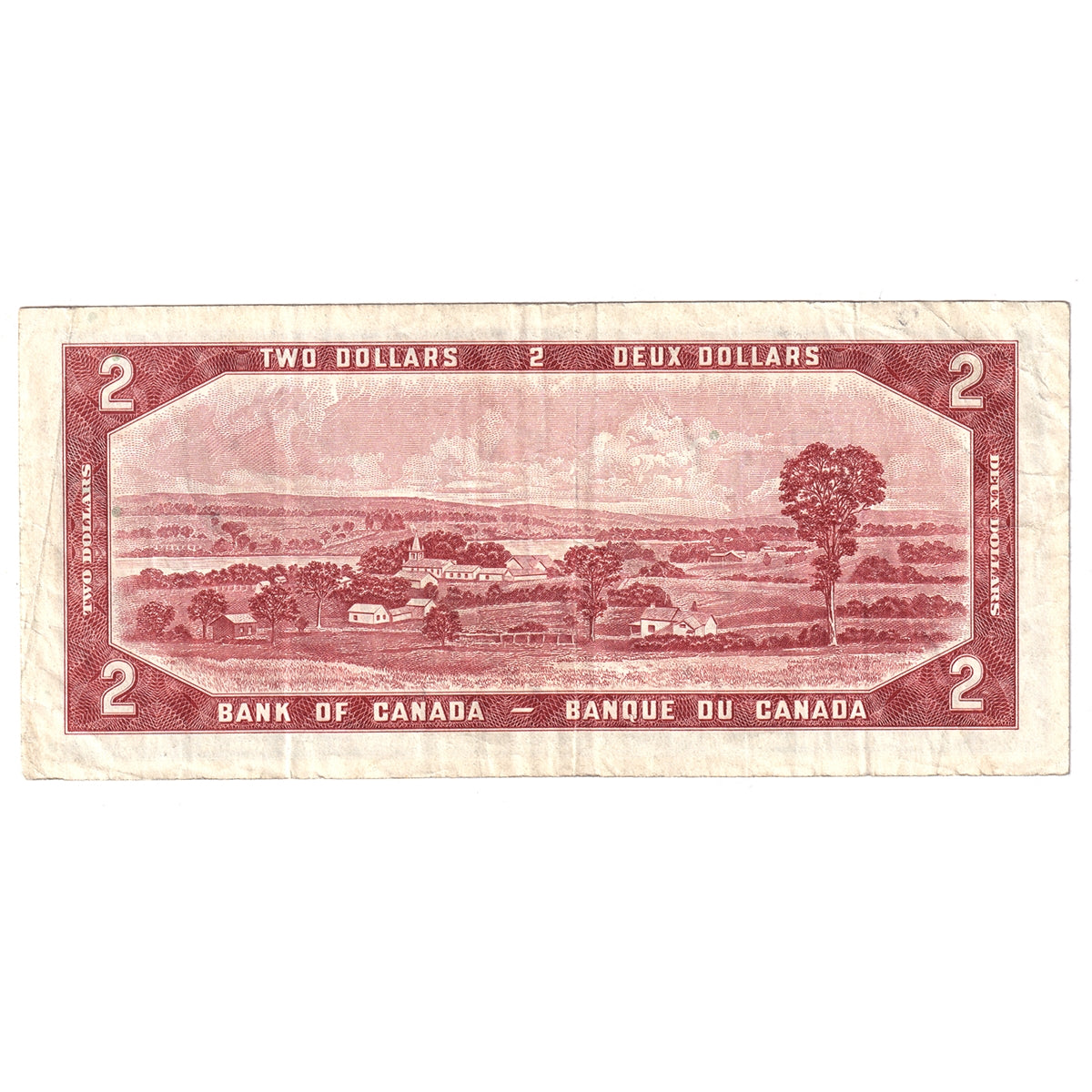 BC-38d 1954 Canada $2 Lawson-Bouey, L/G, VF