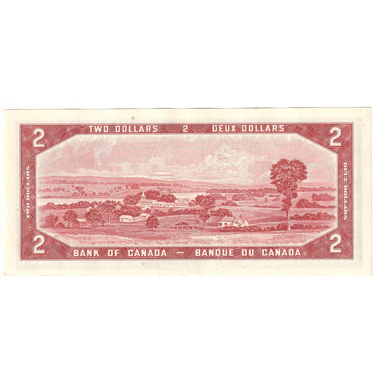 BC-38d 1954 Canada $2 Lawson-Bouey, T/G, Almost Uncirculated (AU50)