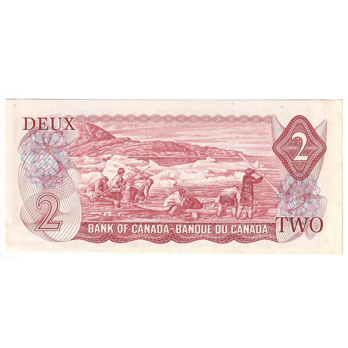 BC-47A 1974 Canada $2 Lawson-Bouey, UL, Almost Uncirculated (AU50)