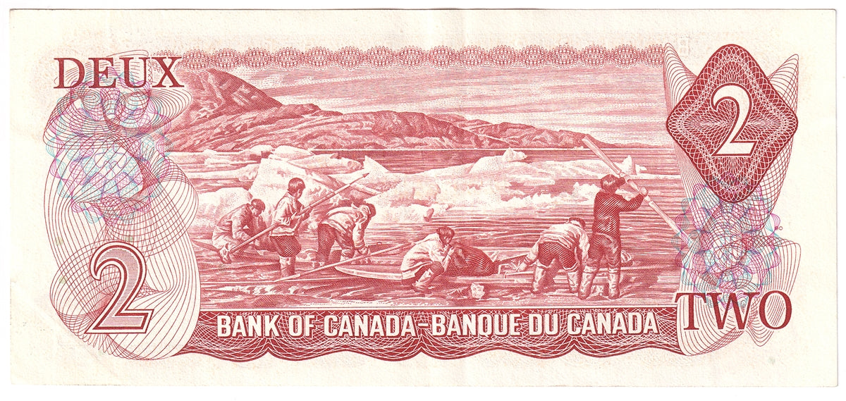 BC-47a-i 1974 Canada $2 Lawson-Bouey, AGJ, EF-AU (EF45)