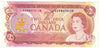 BC-47b 1974 Canada $2 Crow-Bouey, AGK, AU-UNC (AU55)