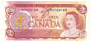 BC-47b 1974 Canada $2 Crow-Bouey, AGT, Almost Uncirculated (AU50)