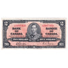 BC-22b 1937 Canada $2 Gordon-Towers, X/B, Extra Fine (EF40)