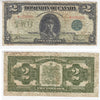 DC-26d 1923 Dominion $2 McCavour-Saunders, Green Seal, Group 1, Series H, Very Fine (VF20)