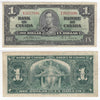 BC-21a 1937 Canada $1 Osborne-Towers, C/A, F-VF (F15)