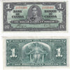 BC-21d 1937 Canada $1 Coyne-Towers, Z/M, VF-EF (VF30)