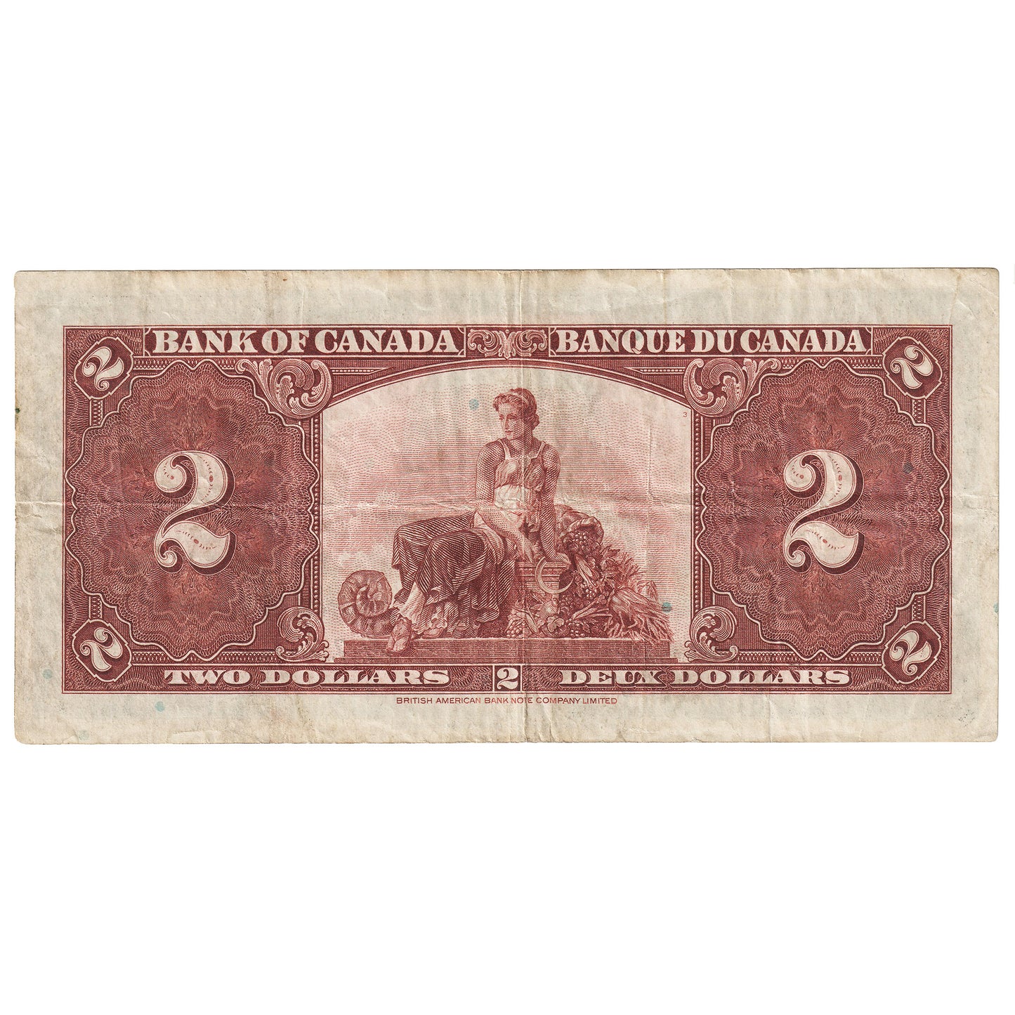 BC-22a 1937 Canada $2 Osborne-Towers, B/B, VF