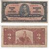BC-22b 1937 Canada $2 Gordon-Towers, L/B, Very Good (VG8)