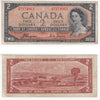 BC-30a 1954 Canada $2 Coyne-Towers, Devil's Face, A/B, VG-F (VG10)