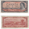 BC-30a 1954 Canada $2 Coyne-Towers, Devil's Face, D/B, Fine (F12)