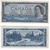 BC-31a 1954 Canada $5 Coyne-Towers, Devil's Face, A/C, Very Fine (VF20)