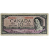 BC-32a 1954 Canada $10 Coyne-Towers, Devil's Face, C/D, Fine (F12)