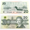 BC-58d-i 1991 Canada $20 Knight-Dodge, AWP, AU-UNC
