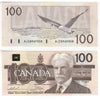 BC-60a 1988 Canada $100 Thiessen-Crow, AJZ, AU-UNC (AU55)