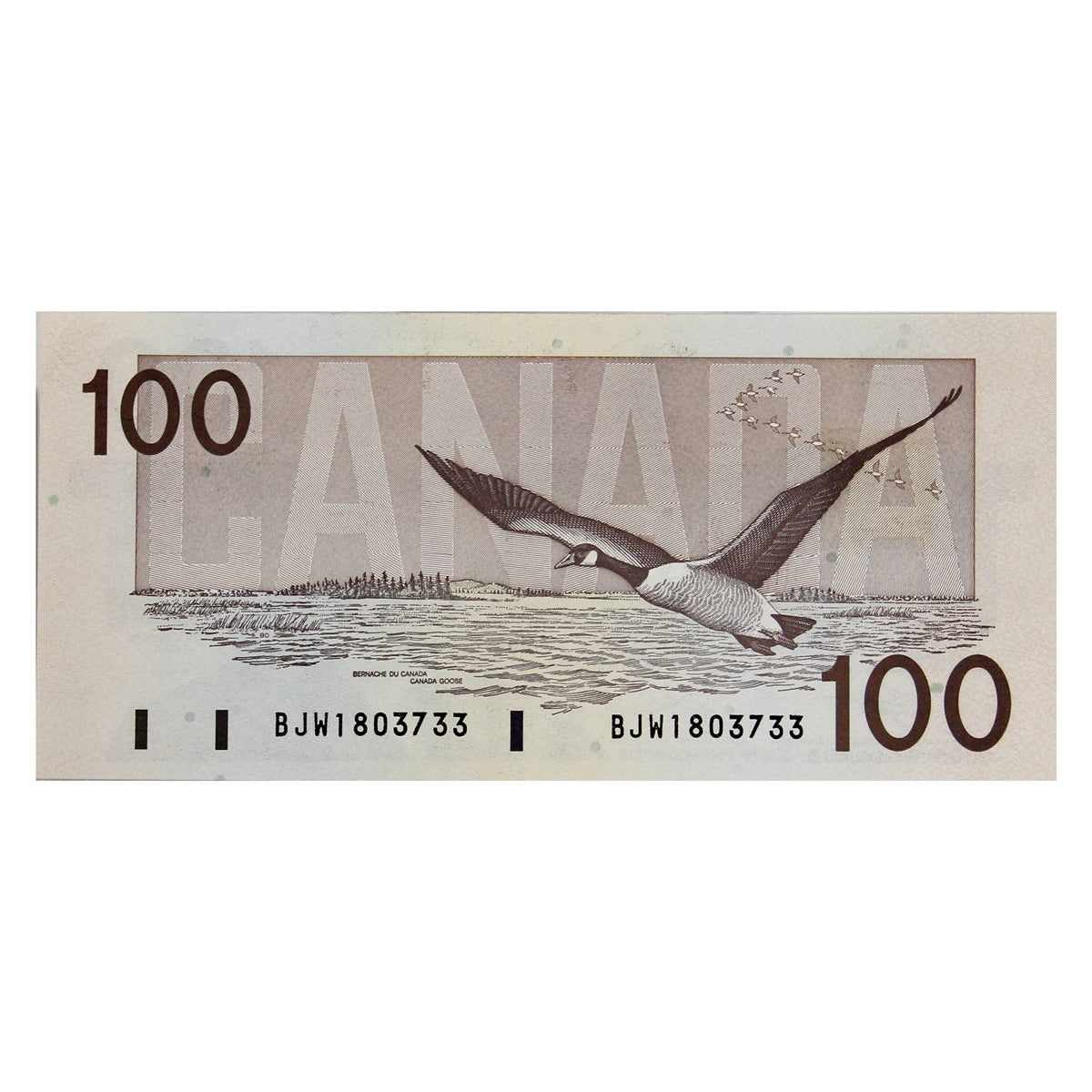 BC-60d 1988 Canada $100 Knight-Dodge, BJW, AU-UNC (AU55)