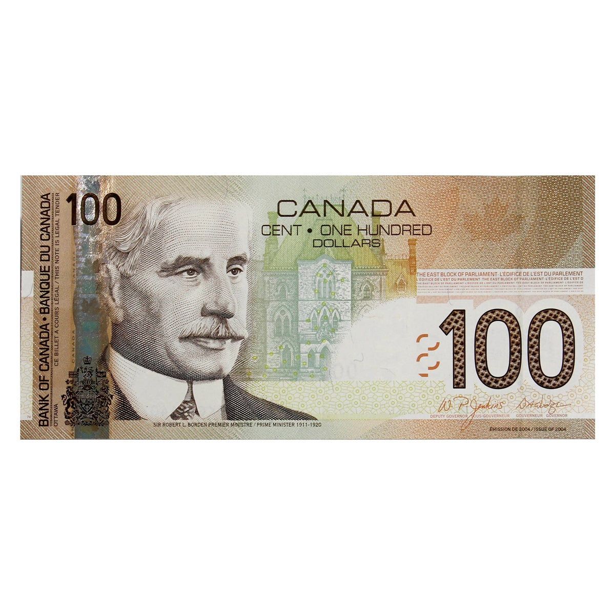 BC-66a 2003 Canada $100 Jenkins-Dodge, BKG, Choice Uncirculated (CUNC63)