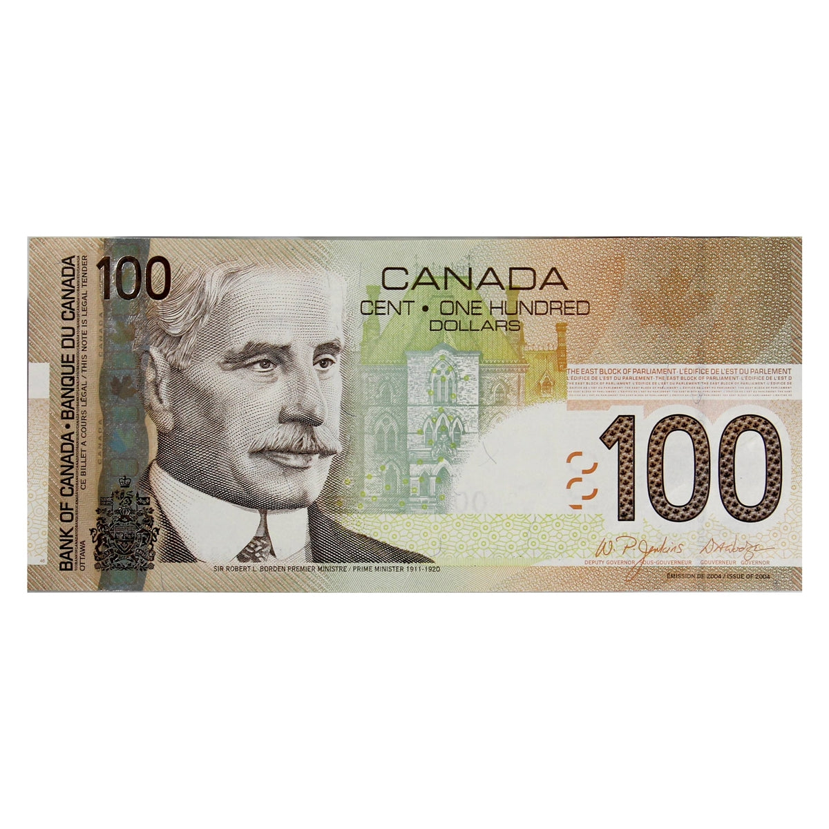 BC-66a-i 2003 Canada $100 Jenkins-Dodge, EJE, Extra Fine (EF40)