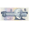 BC-56a 1986 Canada $5 Crow-Bouey, ENU, Extra Fine (EF40)