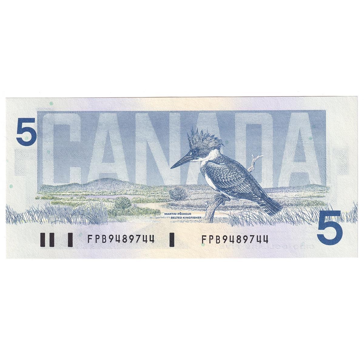BC-56b 1986 Canada $5 Thiessen-Crow, FPB, CUNC
