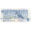 BC-56b 1986 Canada $5 Thiessen-Crow, FPD, UNC