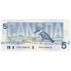 BC-56b 1986 Canada $5 Thiessen-Crow, FPN, CUNC