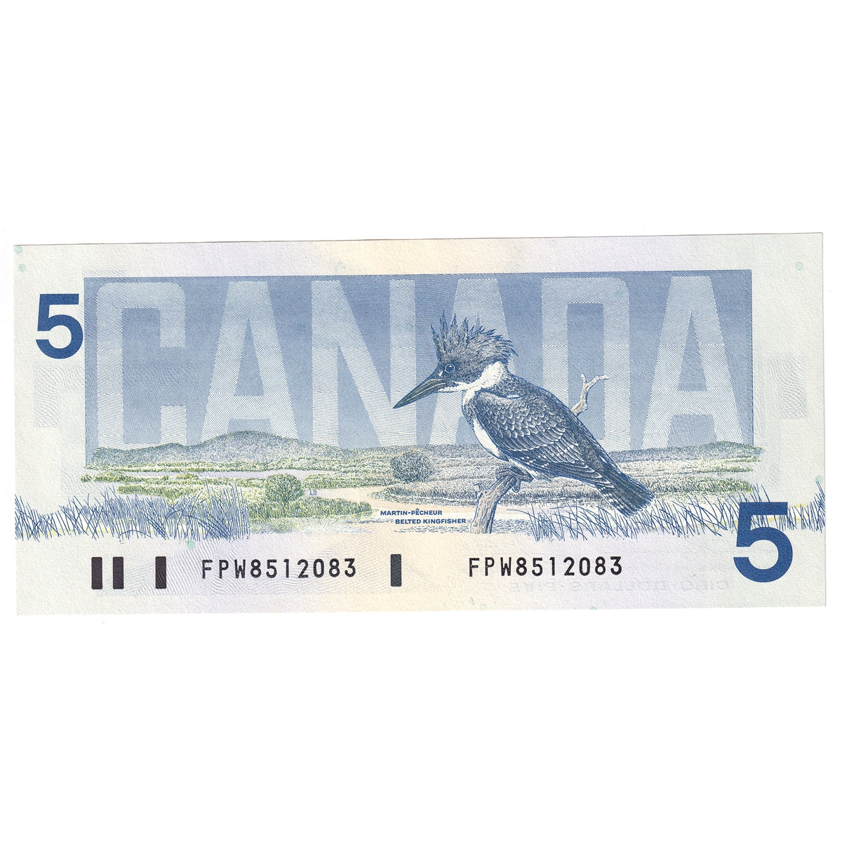 BC-56b 1986 Canada $5 Thiessen-Crow, FPW, Uncirculated (MS60)
