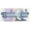 BC-56b 1986 Canada $5 Thiessen-Crow, GNC, CUNC