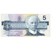 BC-56b 1986 Canada $5 Thiessen-Crow, GNM, AU