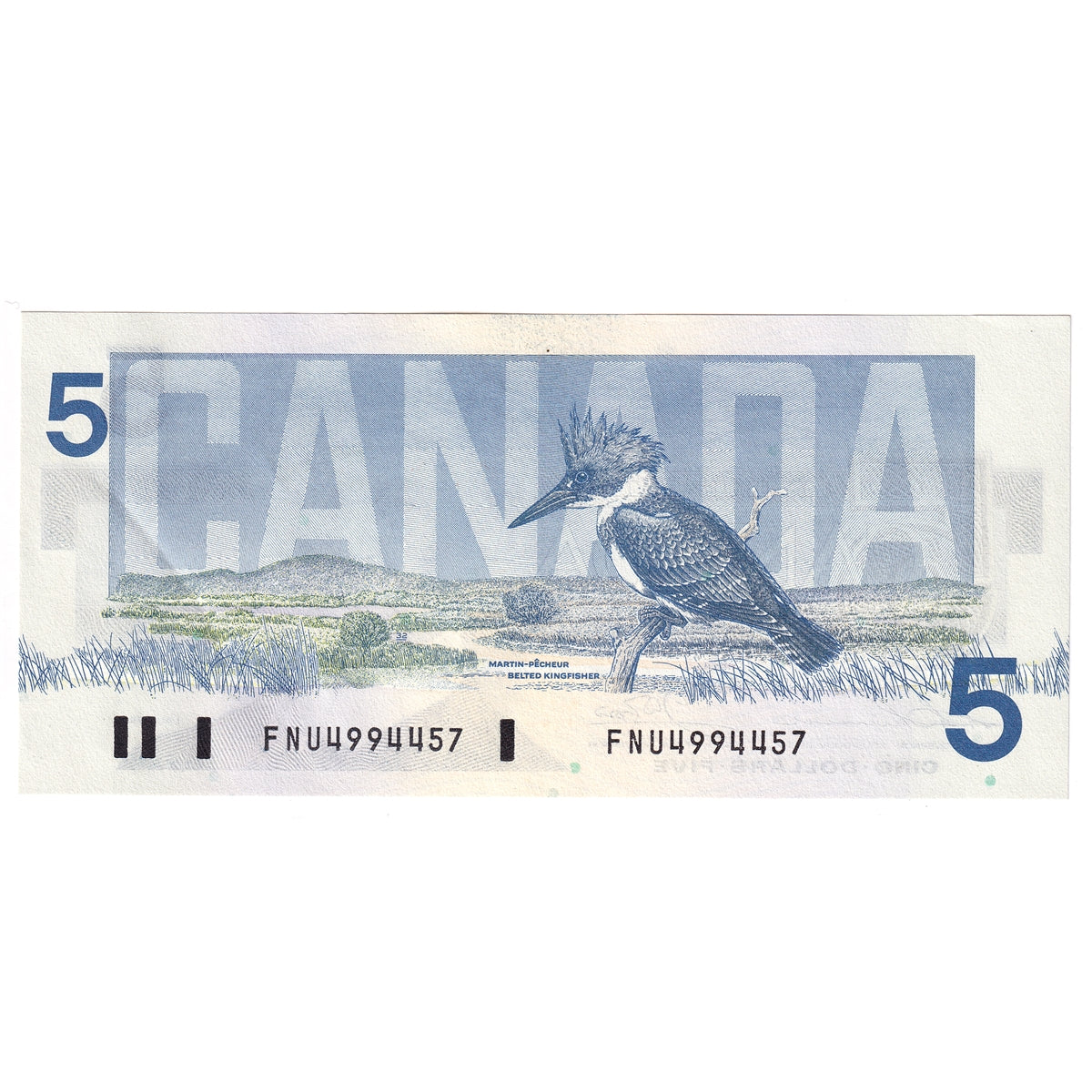 BC-56b 1986 Canada $5 Thiessen-Crow, FNU, Uncirculated (MS60)