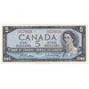 BC-39b 1954 Canada $5 Beattie-Rasminsky, T/S, VF-EF (VF30)