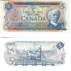BC-48a 1972 Canada $5 Bouey-Rasminsky, CN, AU-UNC (AU55)