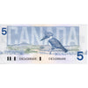 BC-56a 1986 Canada $5 Crow-Bouey, ENZ, Almost Uncirculated (AU50)