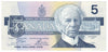 BC-56a 1986 Canada $5 Crow-Bouey, EOD, AU-UNC