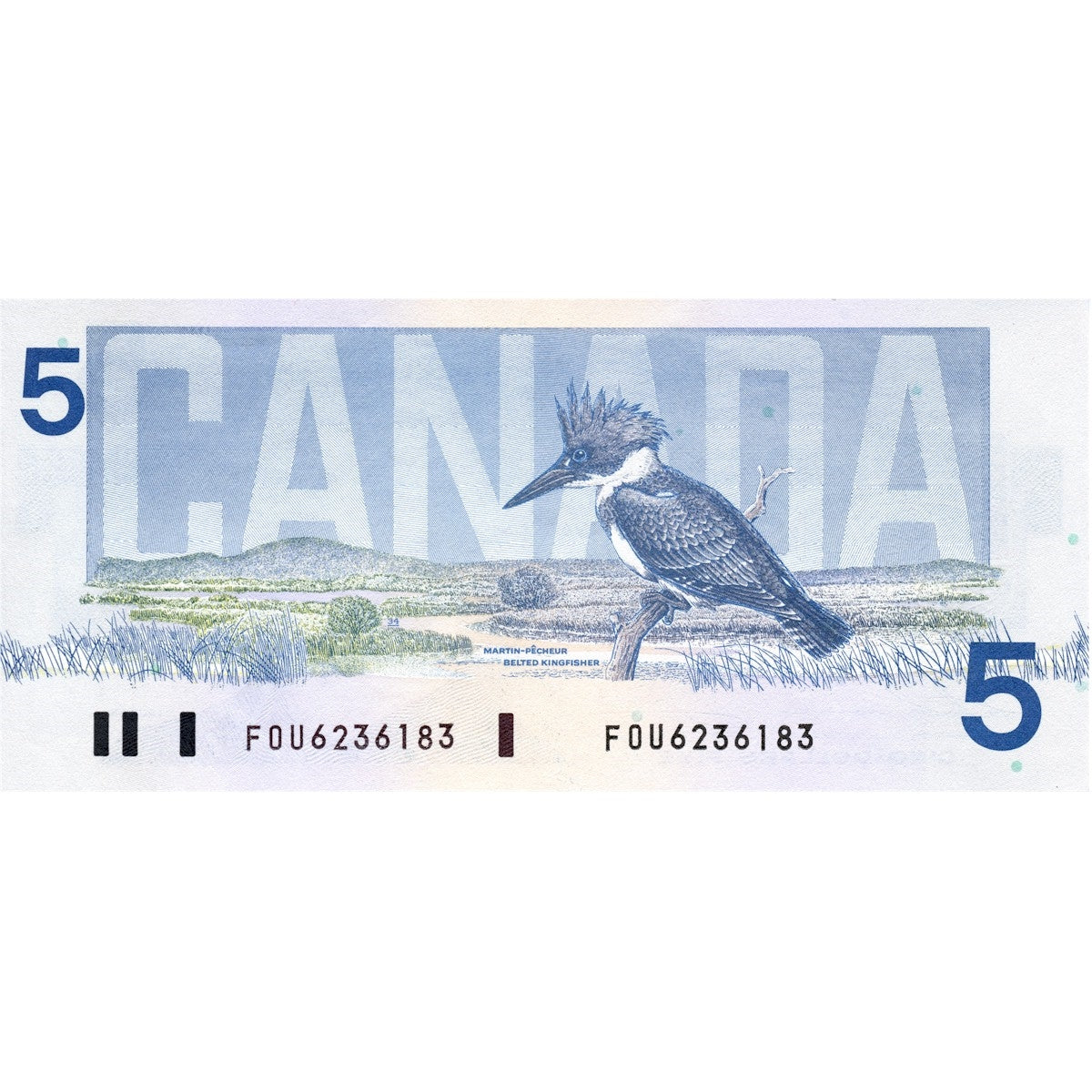 BC-56b 1986 Canada $5 Thiessen-Crow, FOU, Uncirculated (MS60)