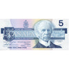 BC-56b 1986 Canada $5 Thiessen-Crow, GNP, AU-UNC