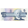 BC-56b 1986 Canada $5 Thiessen-Crow, GNS, AU-UNC