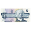 BC-56b 1986 Canada $5 Thiessen-Crow, GNV, AU-UNC