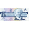 BC-56bA 1986 Canada $5 Thiessen-Crow, Small FNX, Extra Fine (EF40)