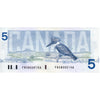 BC-56bA 1986 Canada $5 Thiessen-Crow, Small FNX, Extra Fine (EF40)