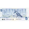 BC-56c 1986 Canada $5 Bonin-Thiessen, GOK, AU-UNC