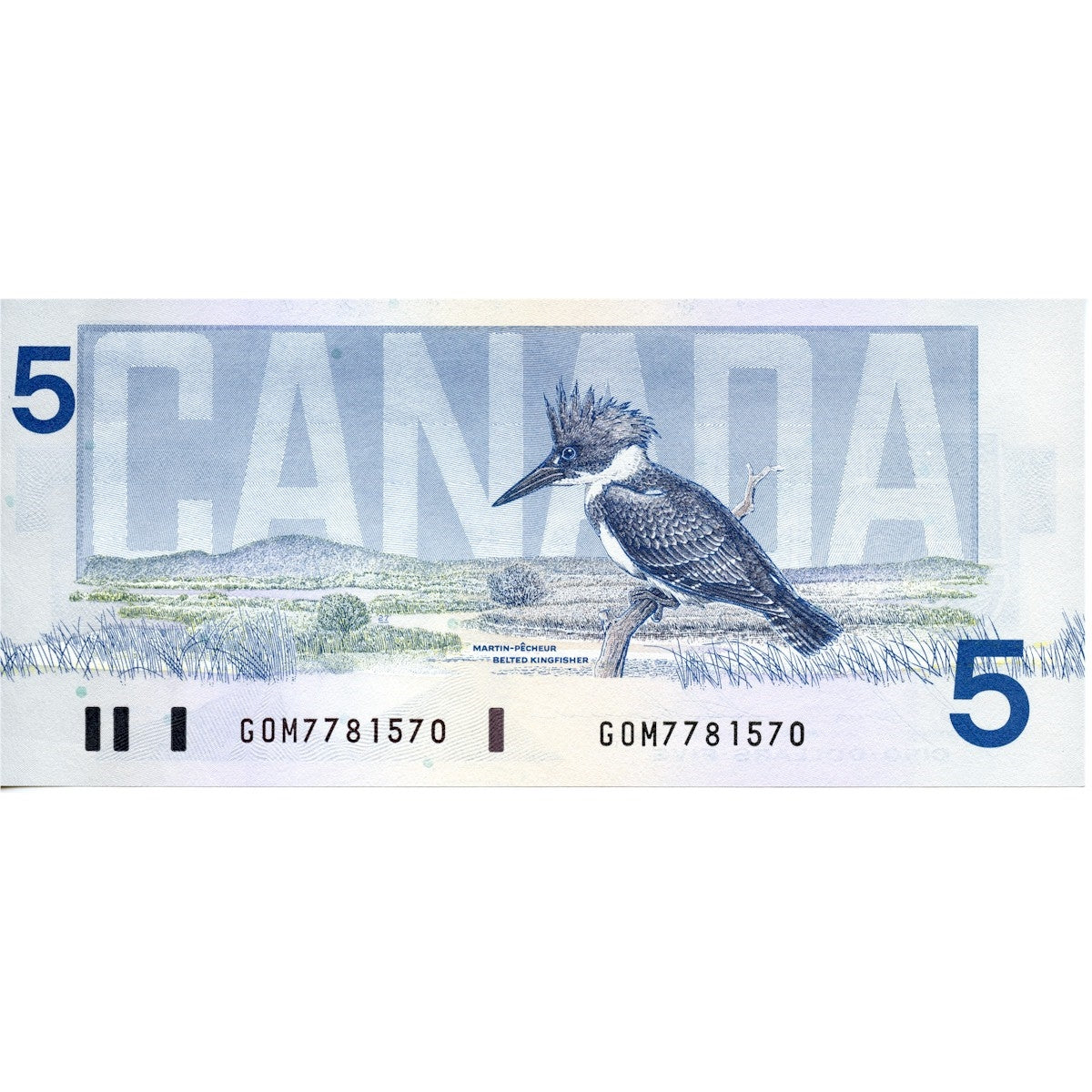 BC-56c 1986 Canada $5 Bonin-Thiessen, GOM, UNC