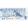 BC-56c 1986 Canada $5 Bonin-Thiessen, GOM, AU-UNC