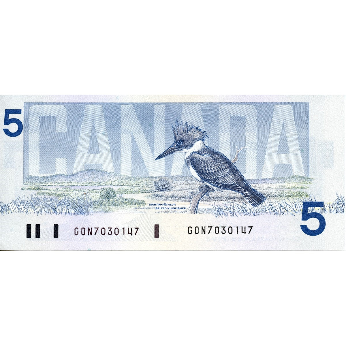 BC-56c 1986 Canada $5 Bonin-Thiessen, GON, Uncirculated (MS60)