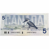 BC-56c 1986 Canada $5 Bonin-Thiessen, GON, AU-UNC
