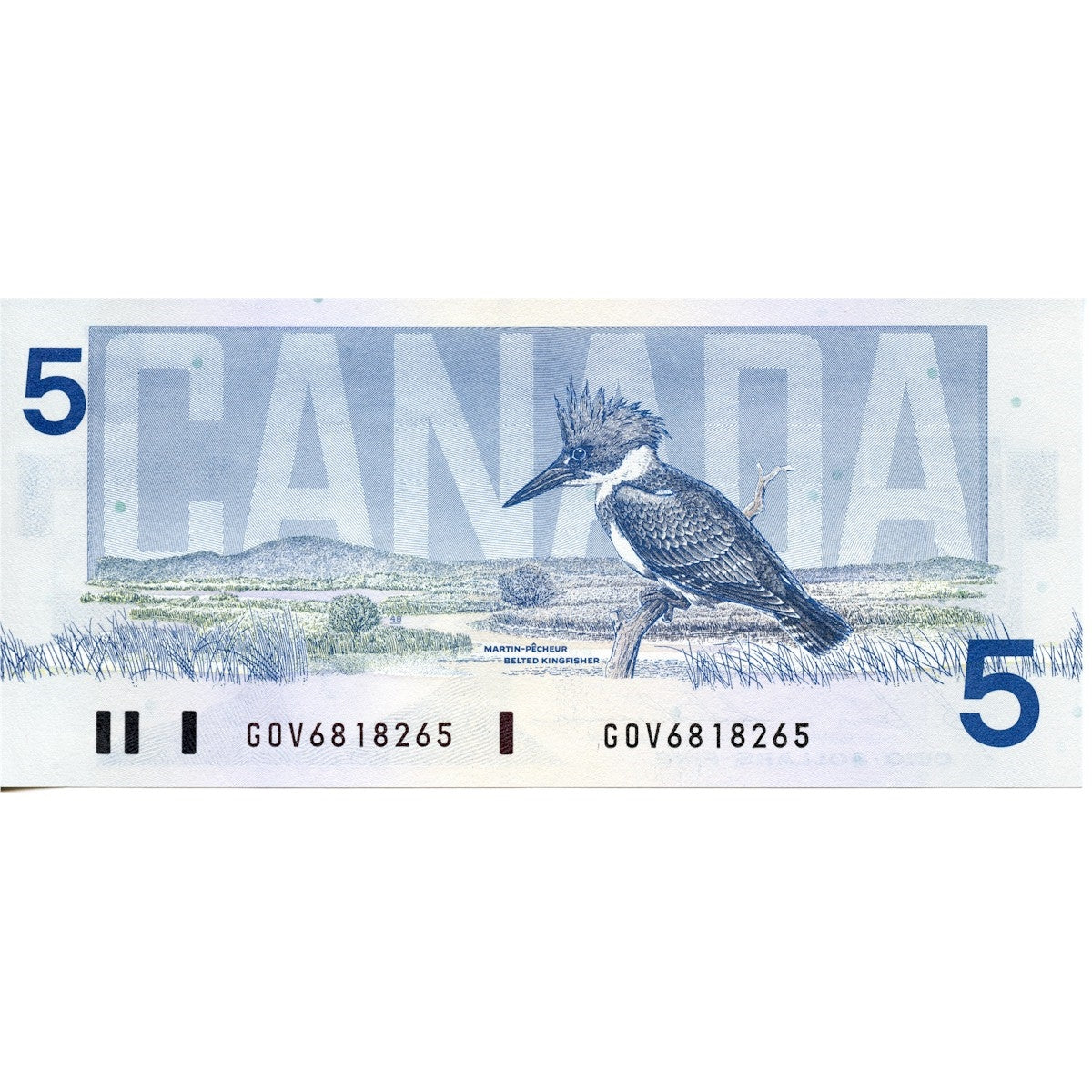 BC-56c 1986 Canada $5 Bonin-Thiessen, GOV, UNC