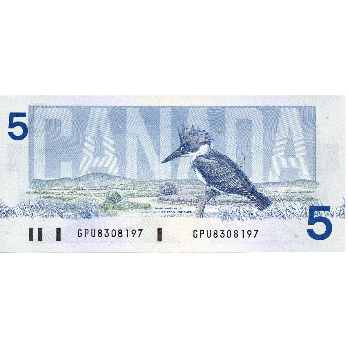 BC-56c 1986 Canada $5 Bonin-Thiessen, GPU, Uncirculated (MS60)