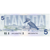 BC-56c-i 1986 Canada $5 Bonin-Thiessen, ANG, Choice Uncirculated (CUNC63)