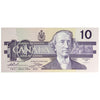 BC-57a 1989 Canada $10 Thiessen-Crow, ATM, Choice Uncirculated (CUNC63)