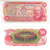 BC-51b 1975 Canada $50 Crow-Bouey, EHL, Almost Uncirculated (AU50)